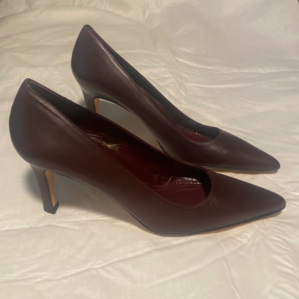 Brooks Brothers - Burgundy Pumps. Never Worn!  Size 9M